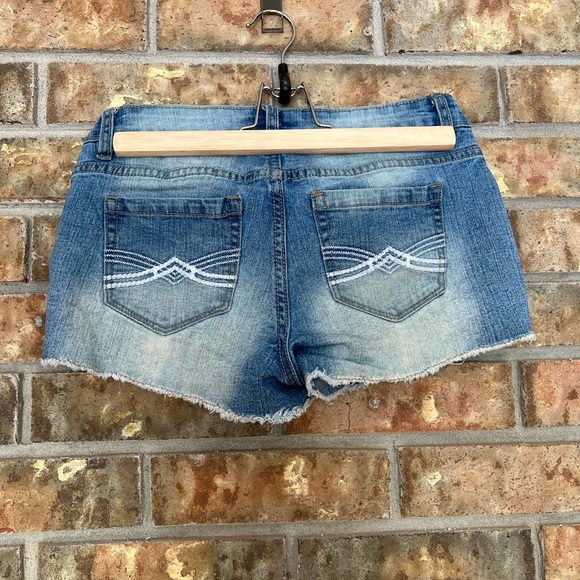 Blue Crush Blue Jean Shorts - Picture 2 of 11